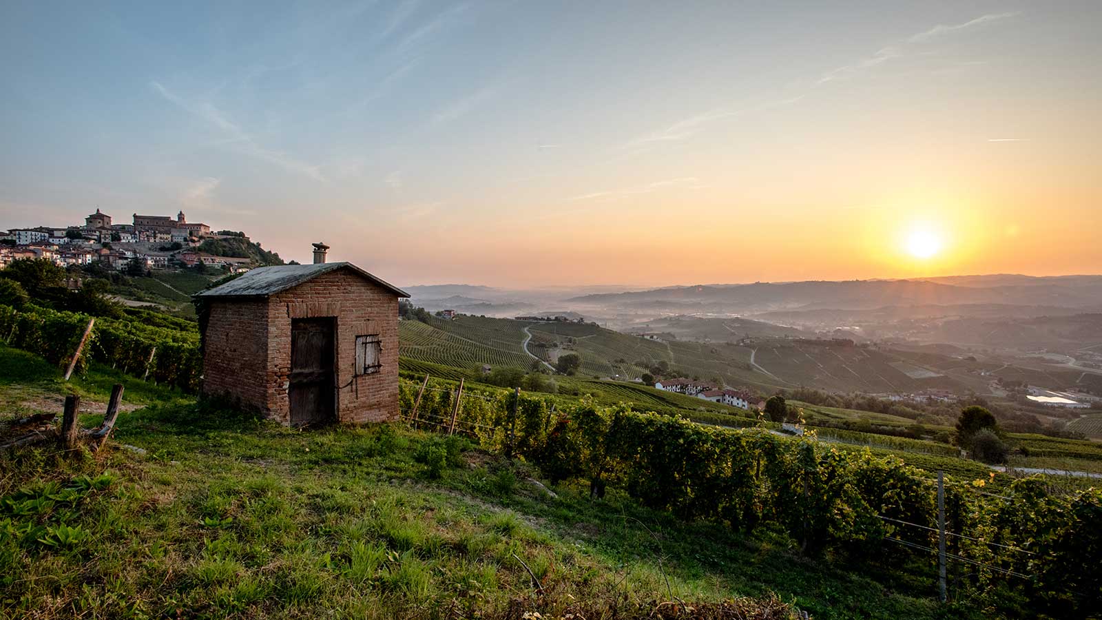 Sunset in Langhe